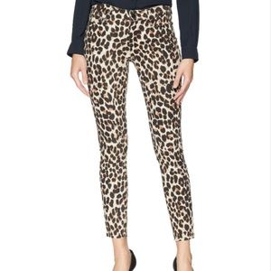 PAIGE Verdugo Ankle Sahara Leopard Jeans 31